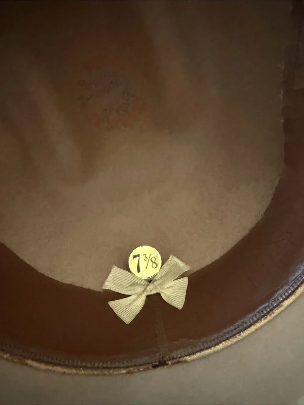 Neutral Buffalo days Regina Tan Felt Ranch Hat with Decorative Cord 7 3/4
